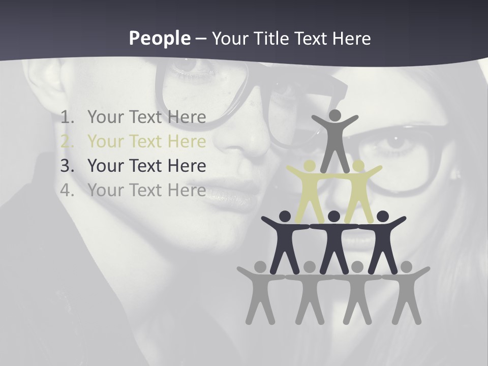 Wear Black Brother PowerPoint Template