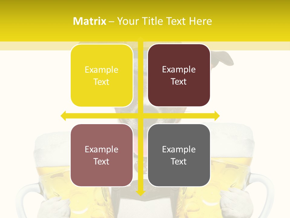 Dirndl Cheers Octoberfest PowerPoint Template