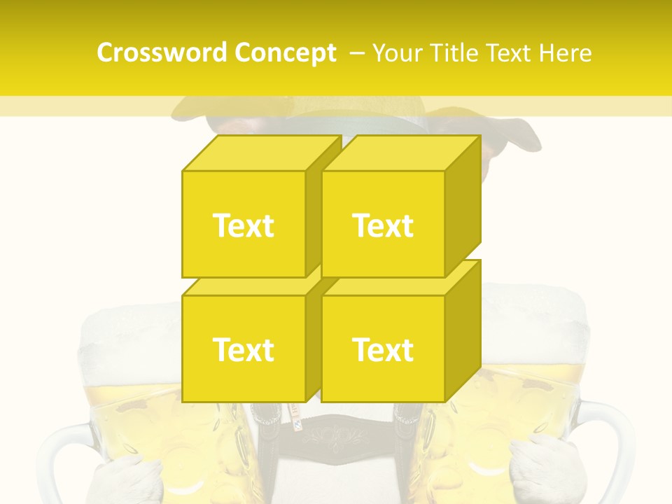 Dirndl Cheers Octoberfest PowerPoint Template