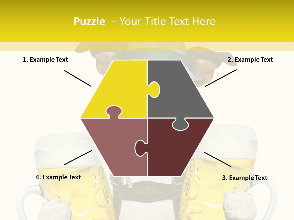 Dirndl Cheers Octoberfest PowerPoint Template