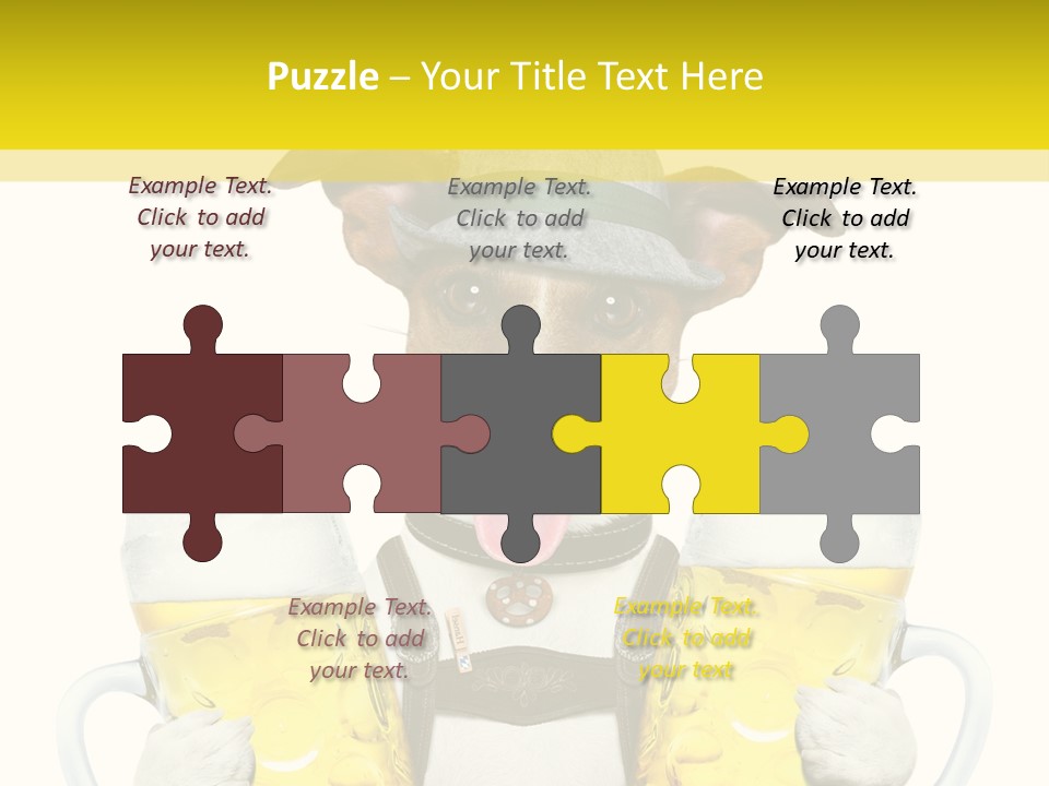 Dirndl Cheers Octoberfest PowerPoint Template