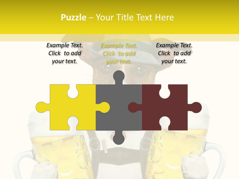 Dirndl Cheers Octoberfest PowerPoint Template