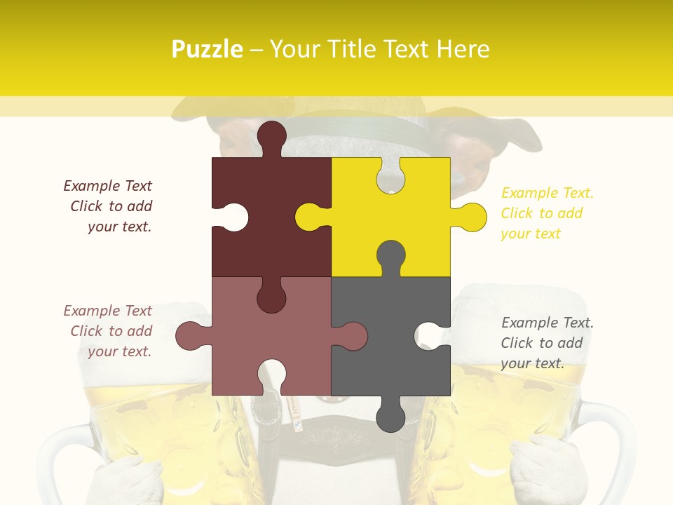 Dirndl Cheers Octoberfest PowerPoint Template