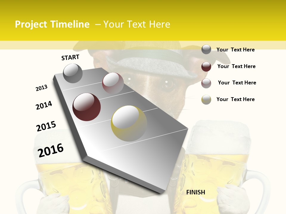 Dirndl Cheers Octoberfest PowerPoint Template