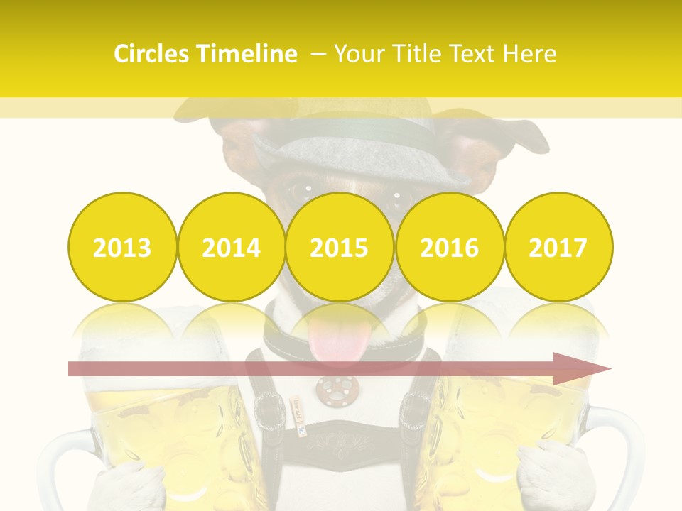 Dirndl Cheers Octoberfest PowerPoint Template