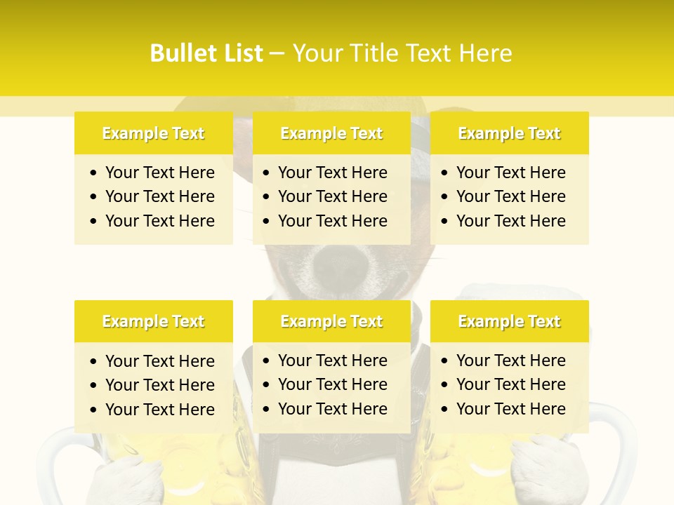 Dirndl Cheers Octoberfest PowerPoint Template