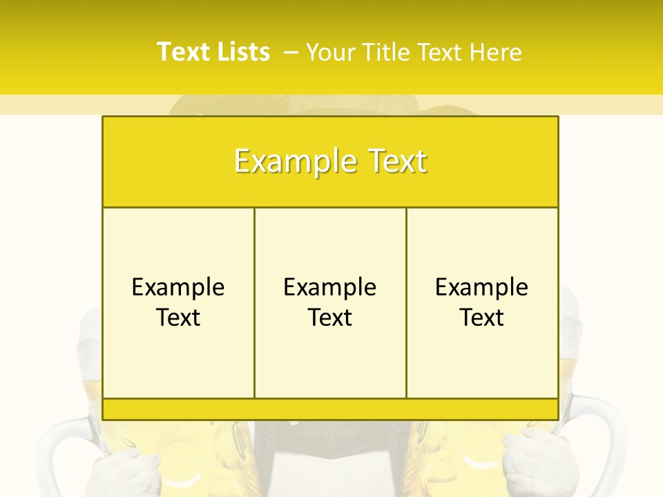 Dirndl Cheers Octoberfest PowerPoint Template