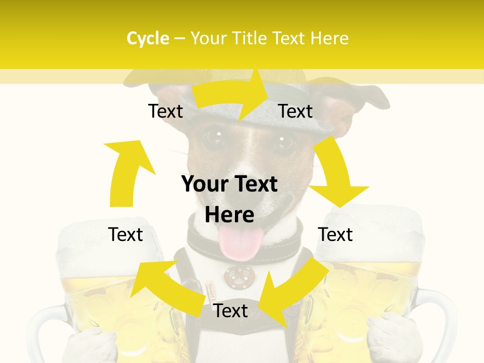 Dirndl Cheers Octoberfest PowerPoint Template