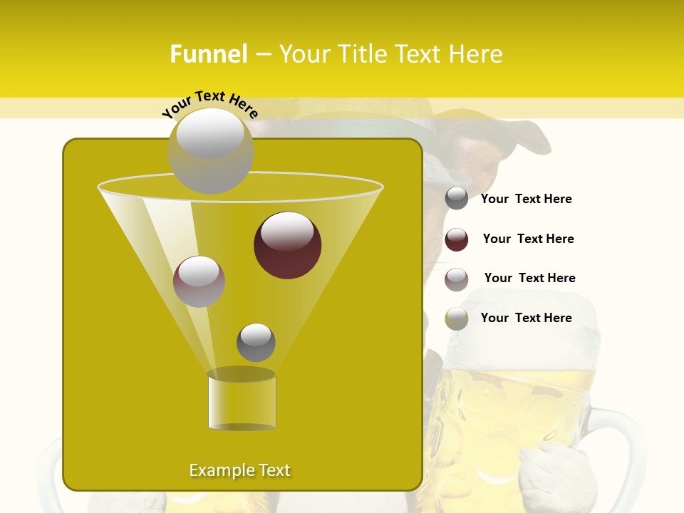 Dirndl Cheers Octoberfest PowerPoint Template