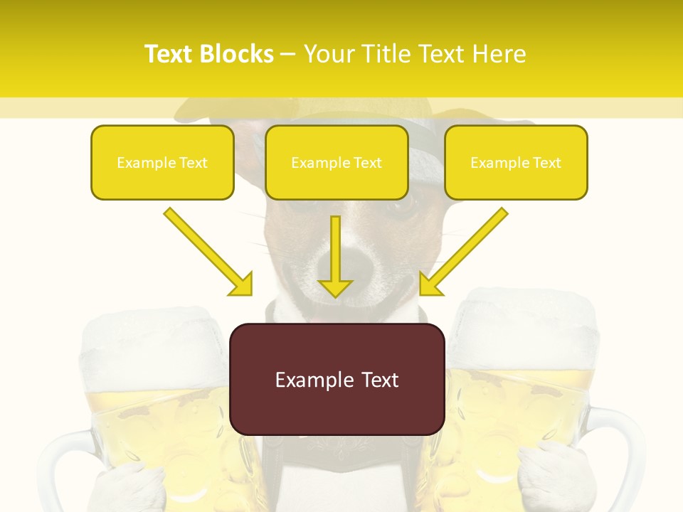 Dirndl Cheers Octoberfest PowerPoint Template