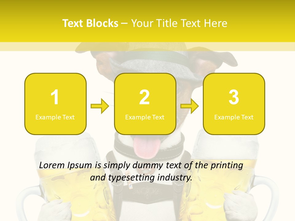 Dirndl Cheers Octoberfest PowerPoint Template