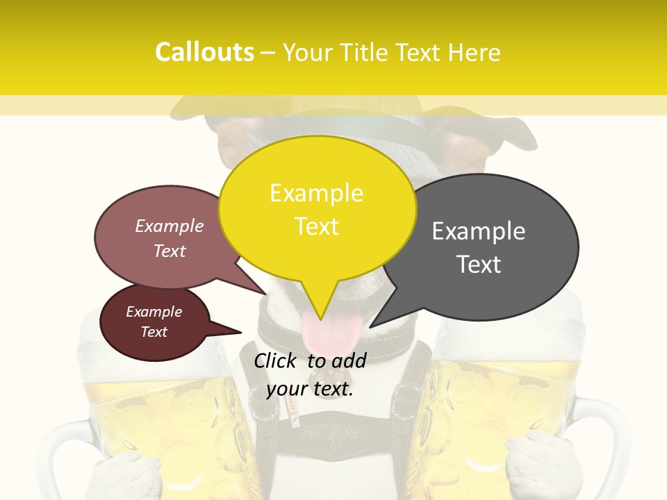 Dirndl Cheers Octoberfest PowerPoint Template