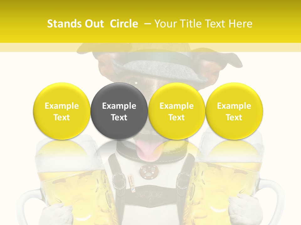 Dirndl Cheers Octoberfest PowerPoint Template