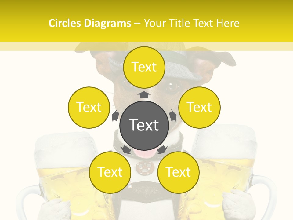 Dirndl Cheers Octoberfest PowerPoint Template