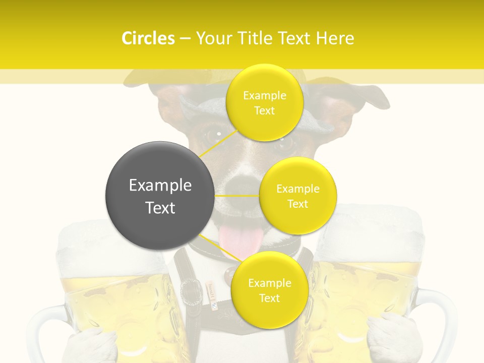 Dirndl Cheers Octoberfest PowerPoint Template