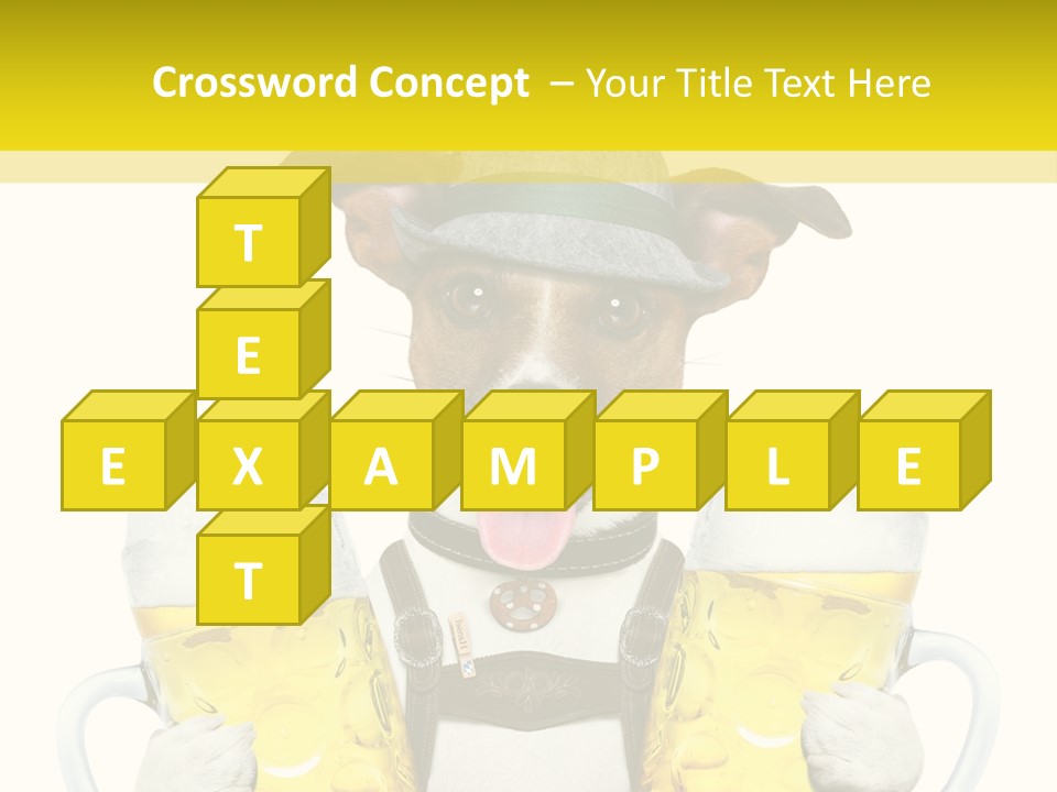 Dirndl Cheers Octoberfest PowerPoint Template