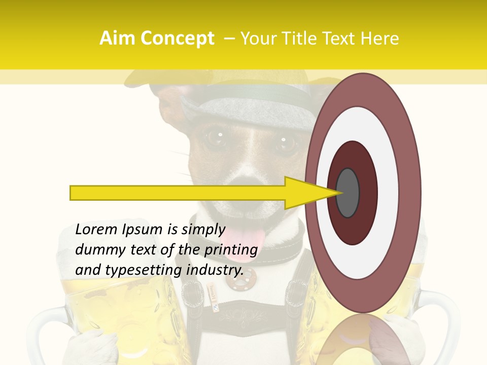 Dirndl Cheers Octoberfest PowerPoint Template