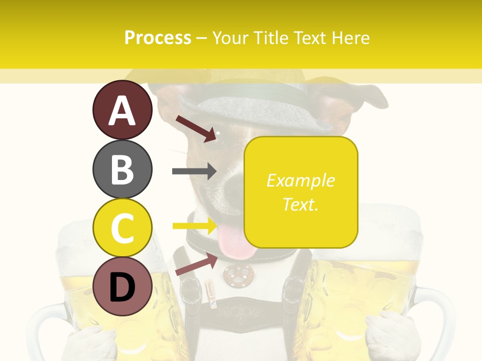 Dirndl Cheers Octoberfest PowerPoint Template