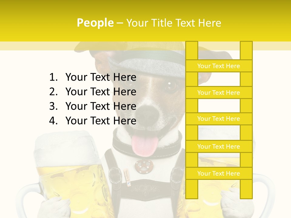 Dirndl Cheers Octoberfest PowerPoint Template