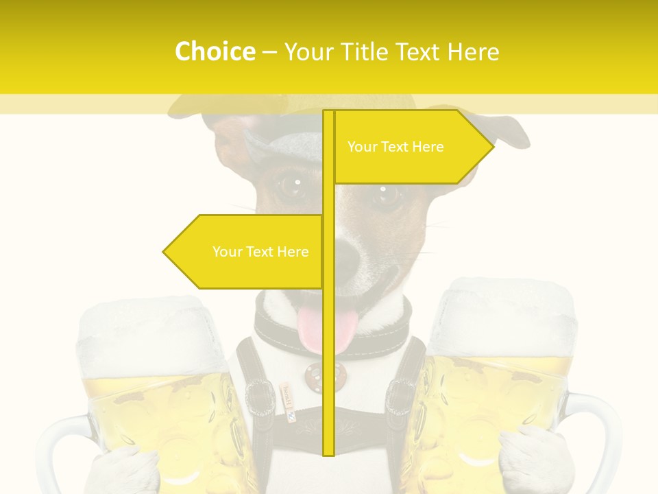 Dirndl Cheers Octoberfest PowerPoint Template