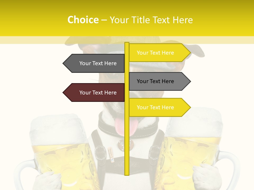 Dirndl Cheers Octoberfest PowerPoint Template