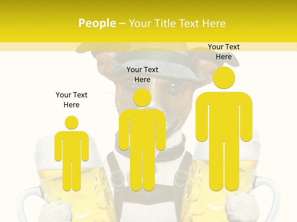 Dirndl Cheers Octoberfest PowerPoint Template