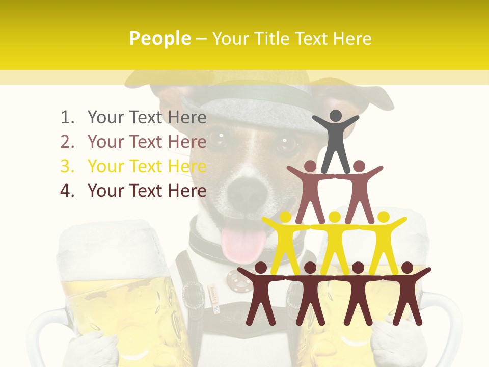 Dirndl Cheers Octoberfest PowerPoint Template