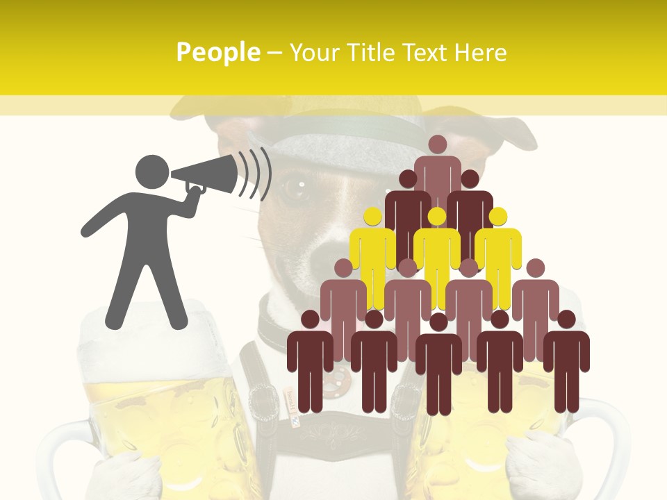 Dirndl Cheers Octoberfest PowerPoint Template