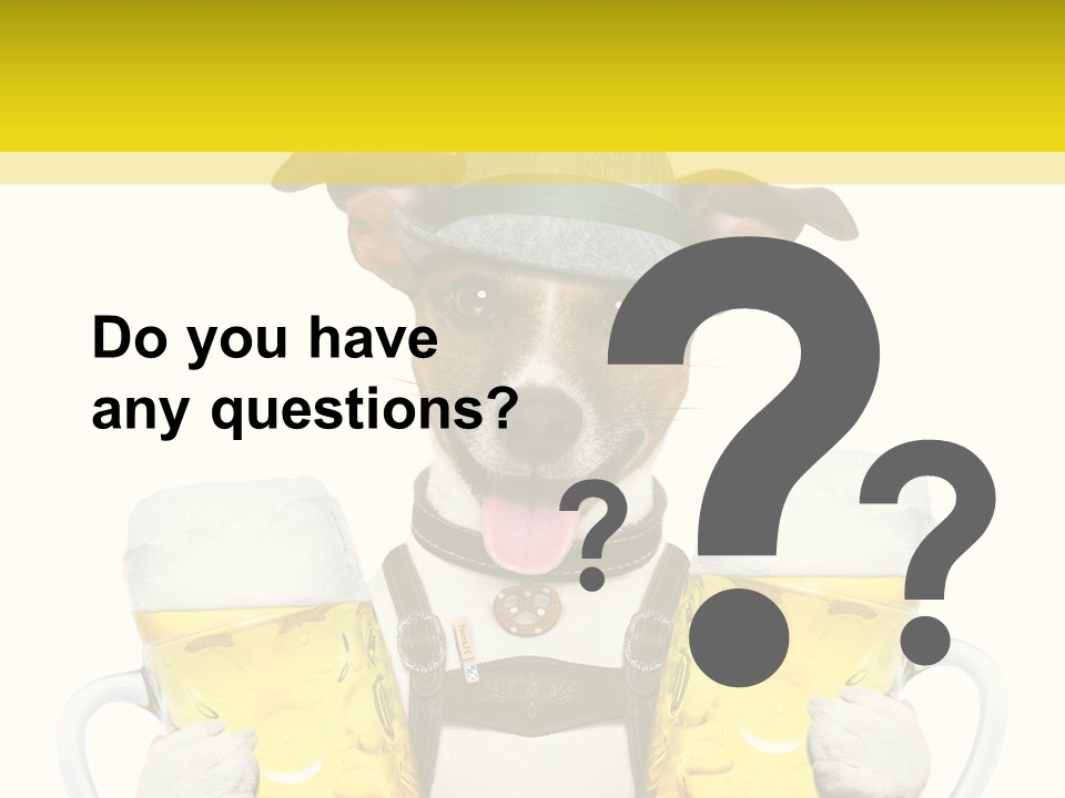 Dirndl Cheers Octoberfest PowerPoint Template