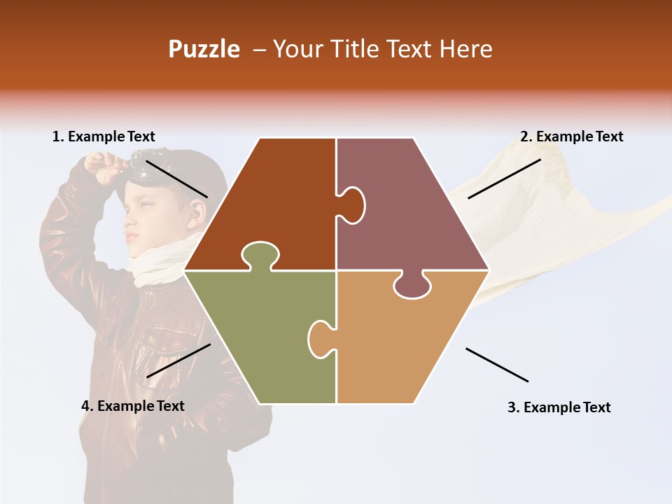 Vintage Environment Blue PowerPoint Template