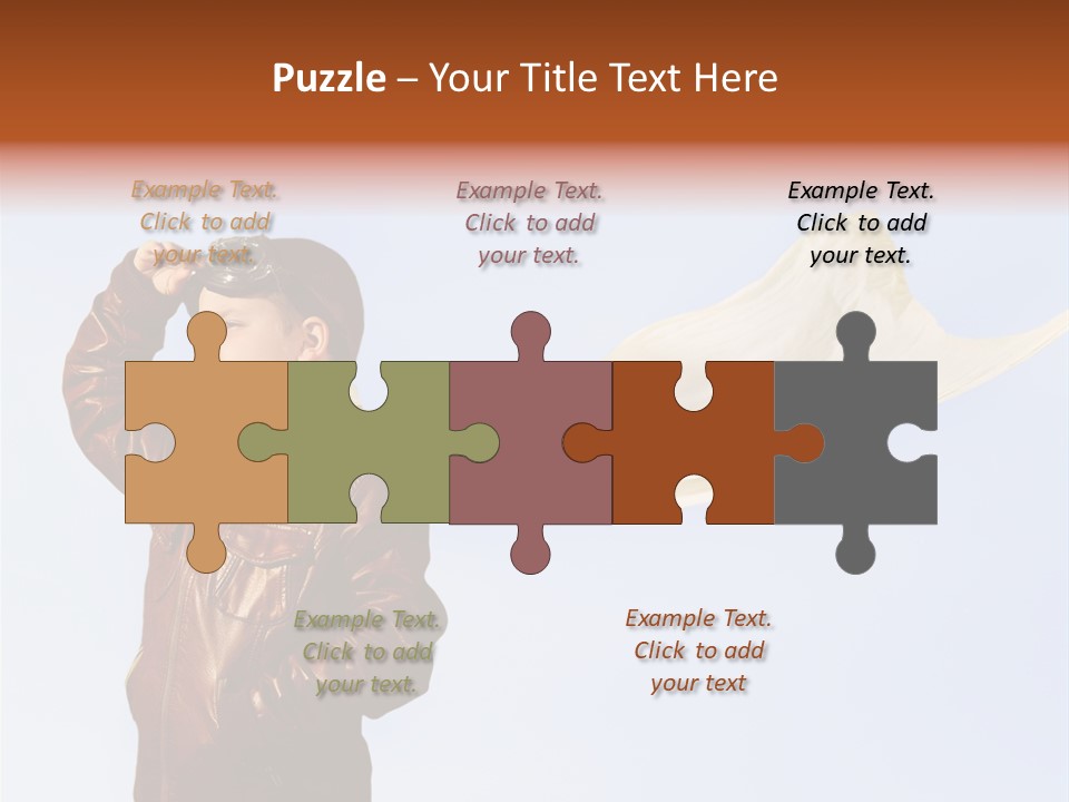 Vintage Environment Blue PowerPoint Template