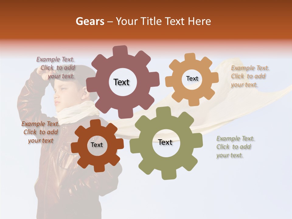 Vintage Environment Blue PowerPoint Template