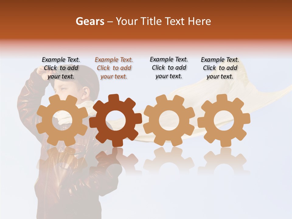 Vintage Environment Blue PowerPoint Template