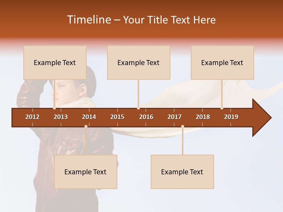 Vintage Environment Blue PowerPoint Template