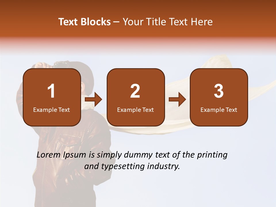 Vintage Environment Blue PowerPoint Template