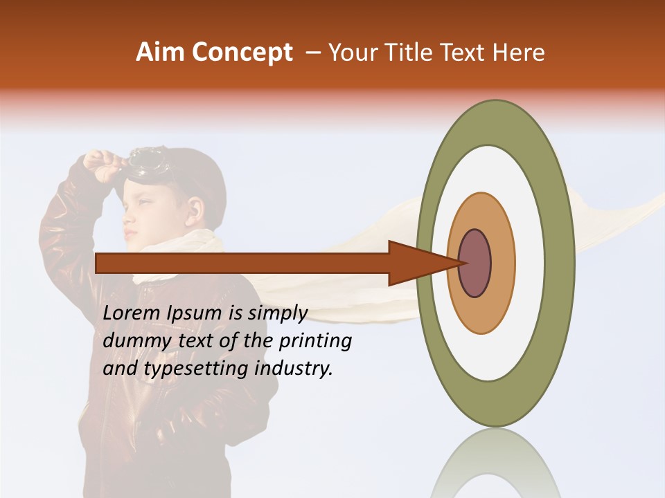 Vintage Environment Blue PowerPoint Template