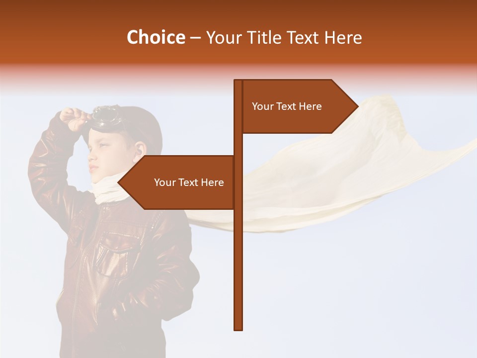 Vintage Environment Blue PowerPoint Template