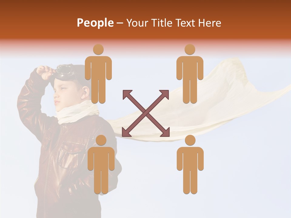 Vintage Environment Blue PowerPoint Template