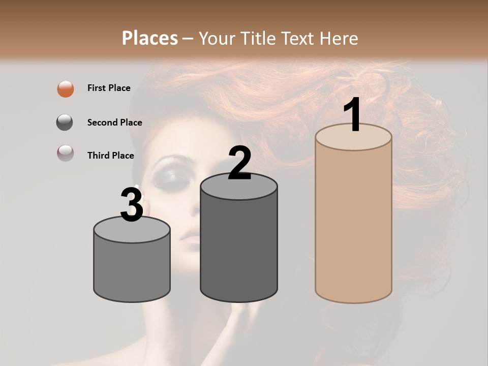 Young Red Background PowerPoint Template