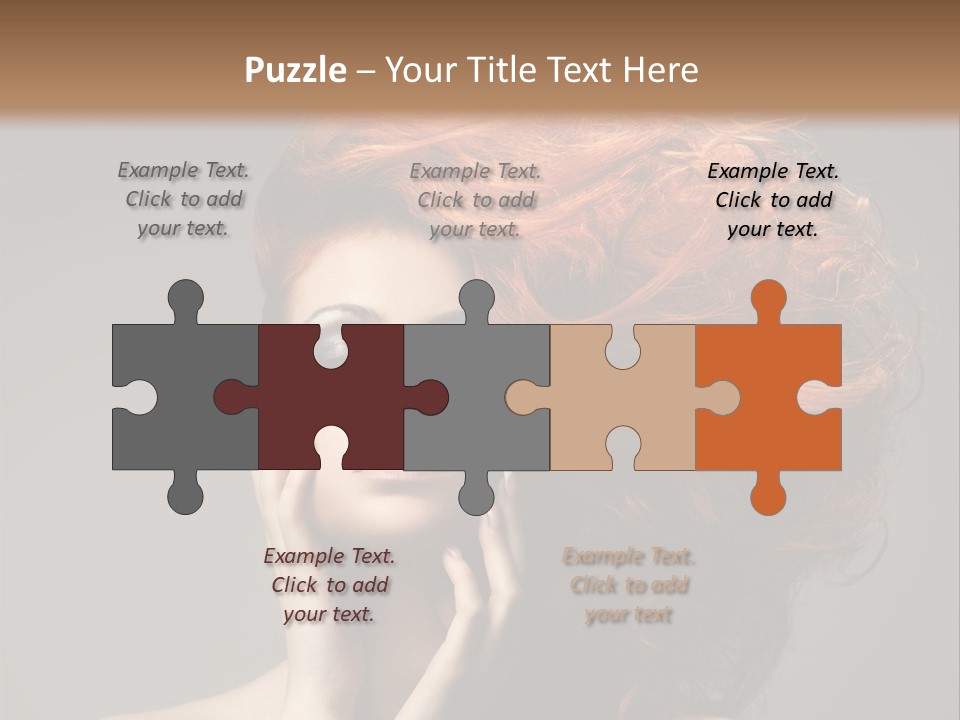 Young Red Background PowerPoint Template