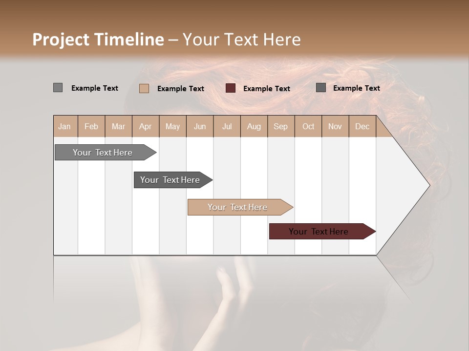 Young Red Background PowerPoint Template