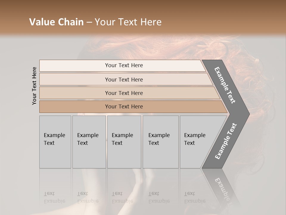 Young Red Background PowerPoint Template