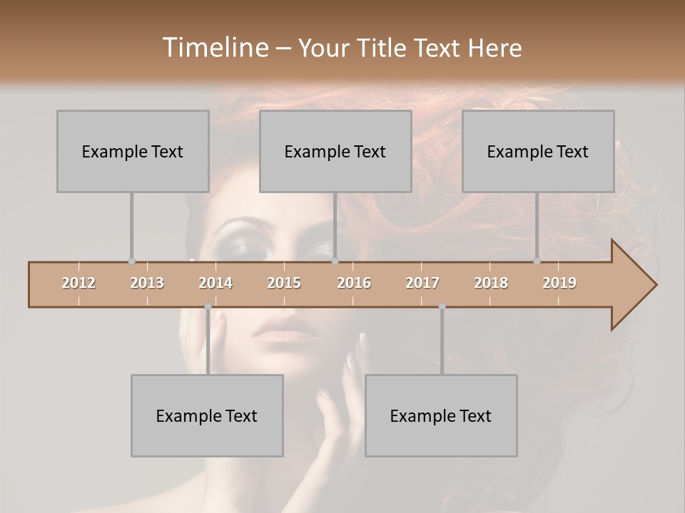 Young Red Background PowerPoint Template