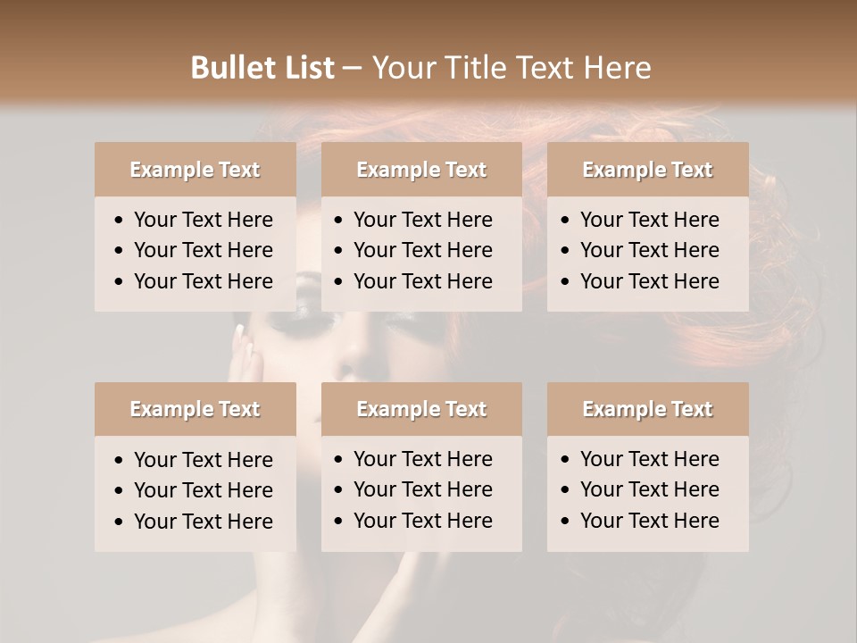 Young Red Background PowerPoint Template