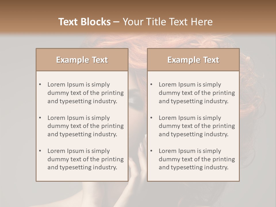 Young Red Background PowerPoint Template