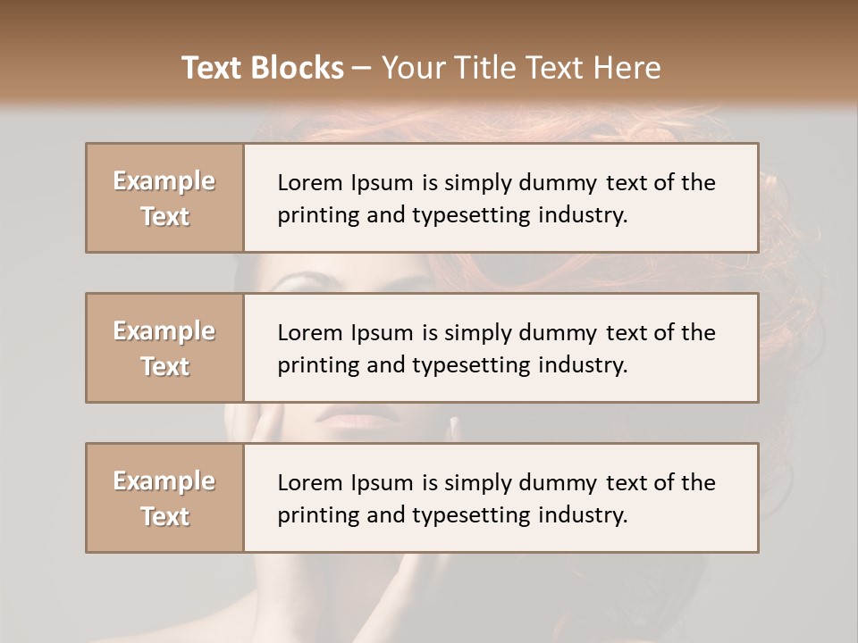 Young Red Background PowerPoint Template