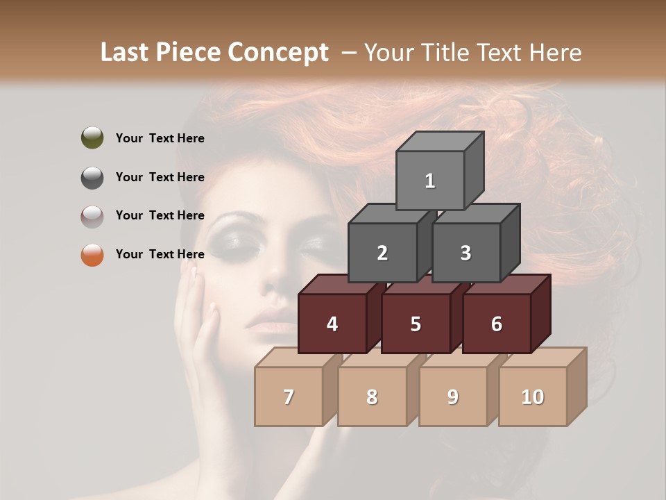 Young Red Background PowerPoint Template