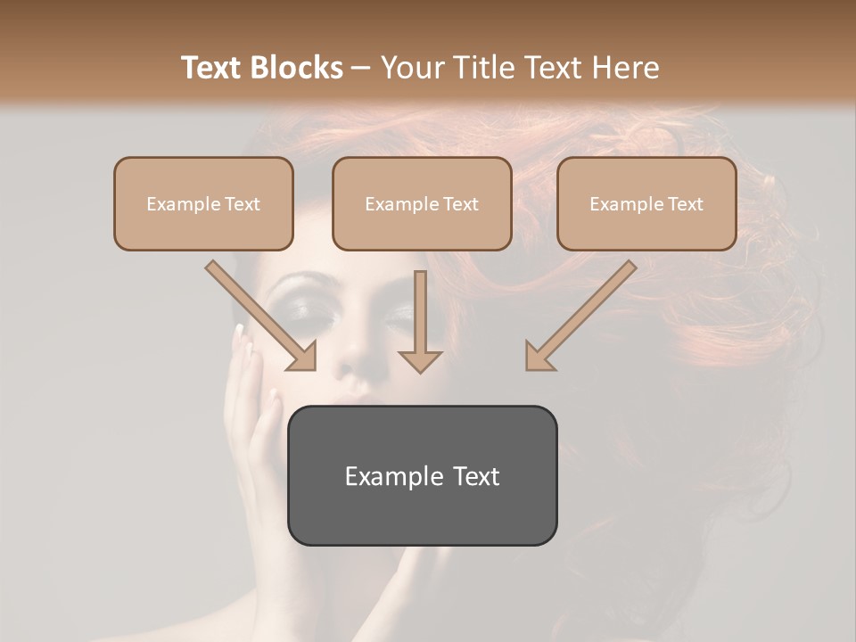 Young Red Background PowerPoint Template