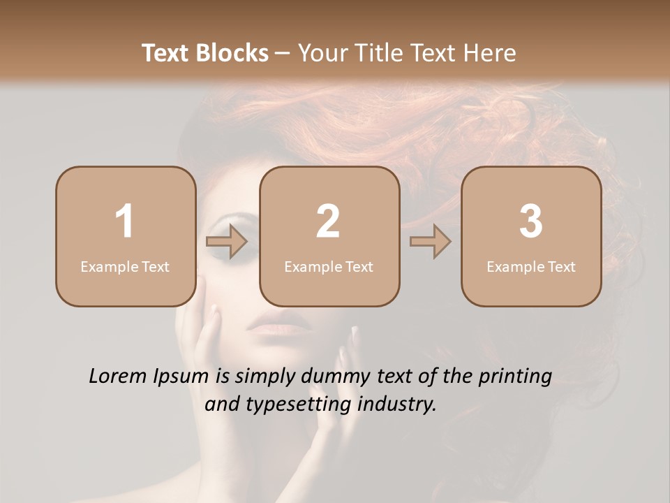 Young Red Background PowerPoint Template