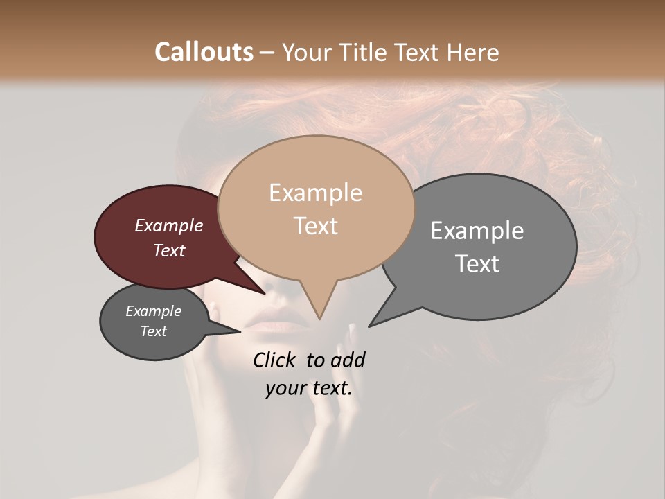 Young Red Background PowerPoint Template